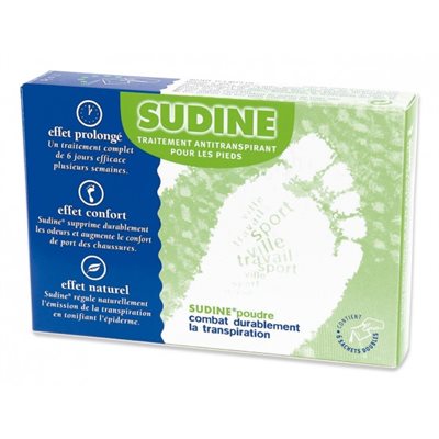 Boite de 6 sachets double de poudre Sudine